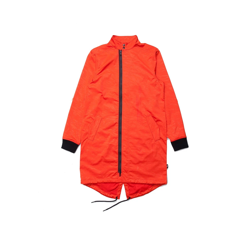 PUBLISH BRAND: YAIR ORANGE TRENCH COAT JACKET