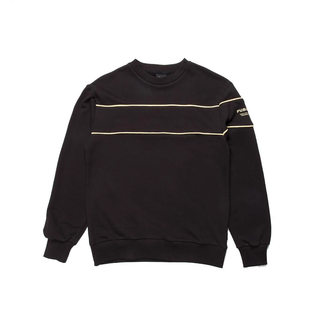 PUBLISH: JEROME BLACK CREWNECK SWEATER