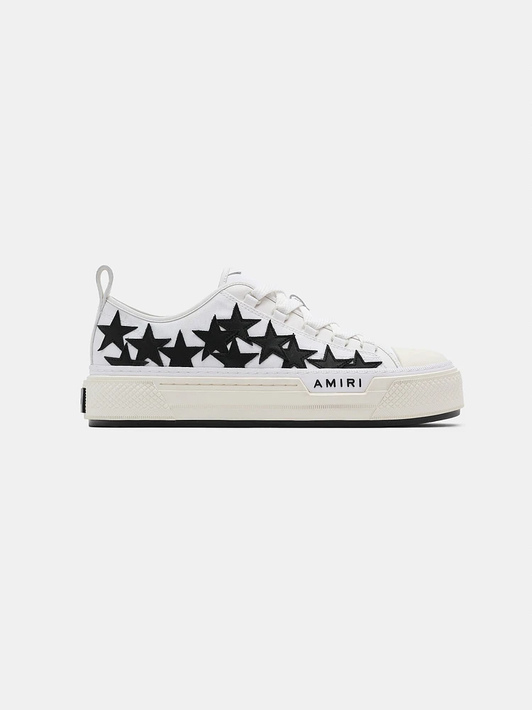 STARS COURT LOW - White Black