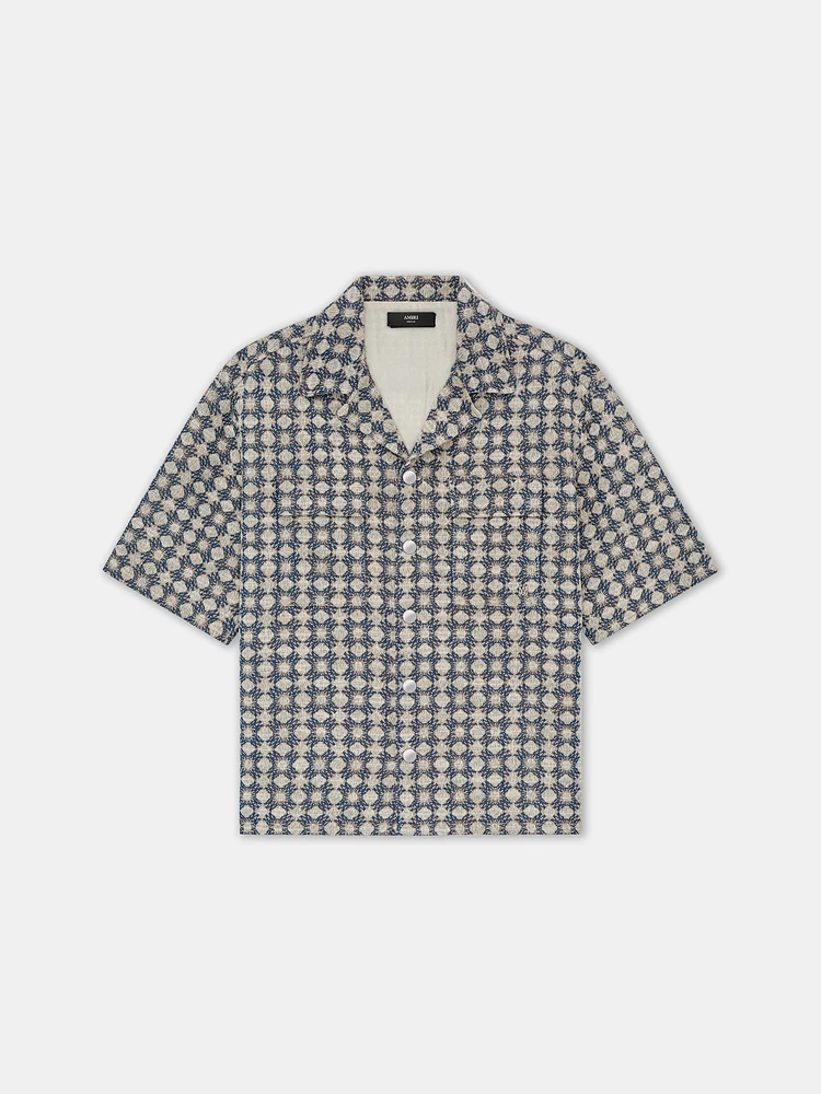 MA QUAD BOUCLE CAMP SHIRT - Midnight Blue