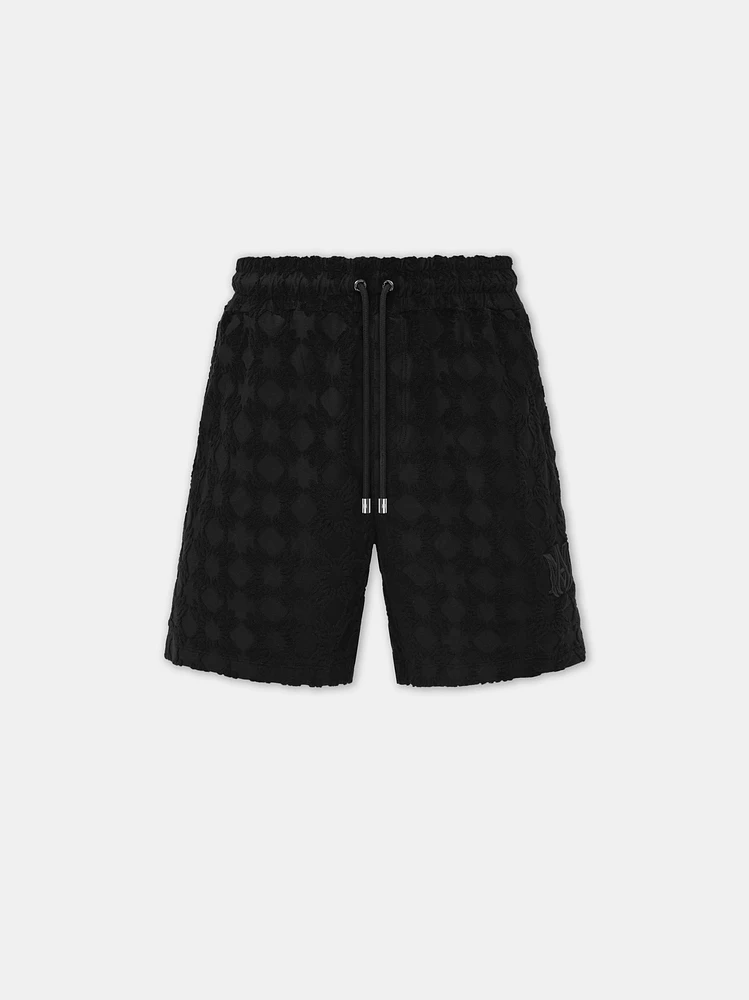 MA QUAD TOWELING SHORT - Black