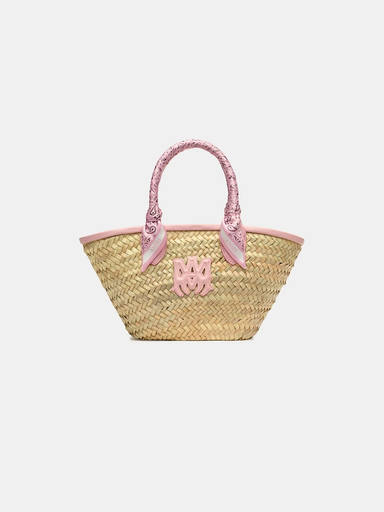 WOMEN - WOMEN'S MA RAFFIA MICRO TOTE - Dusk Pink