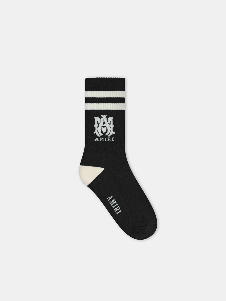 KIDS - KIDS' MA STRIPE SOCKS Black