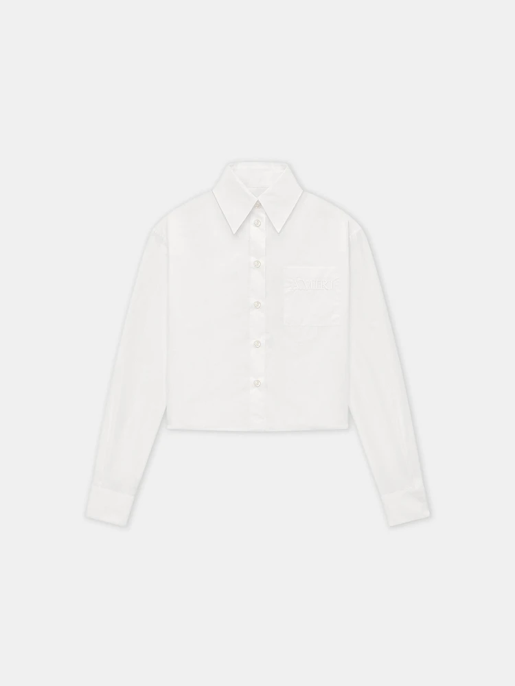 WOMEN - WOMEN'S AMIRI POPLIN SHIRT Alabaster