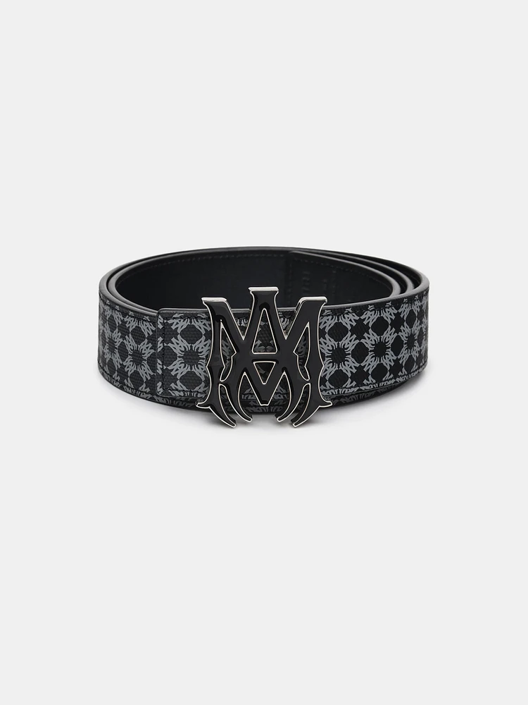 MA QUAD 4CM ENAMEL BELT - Black