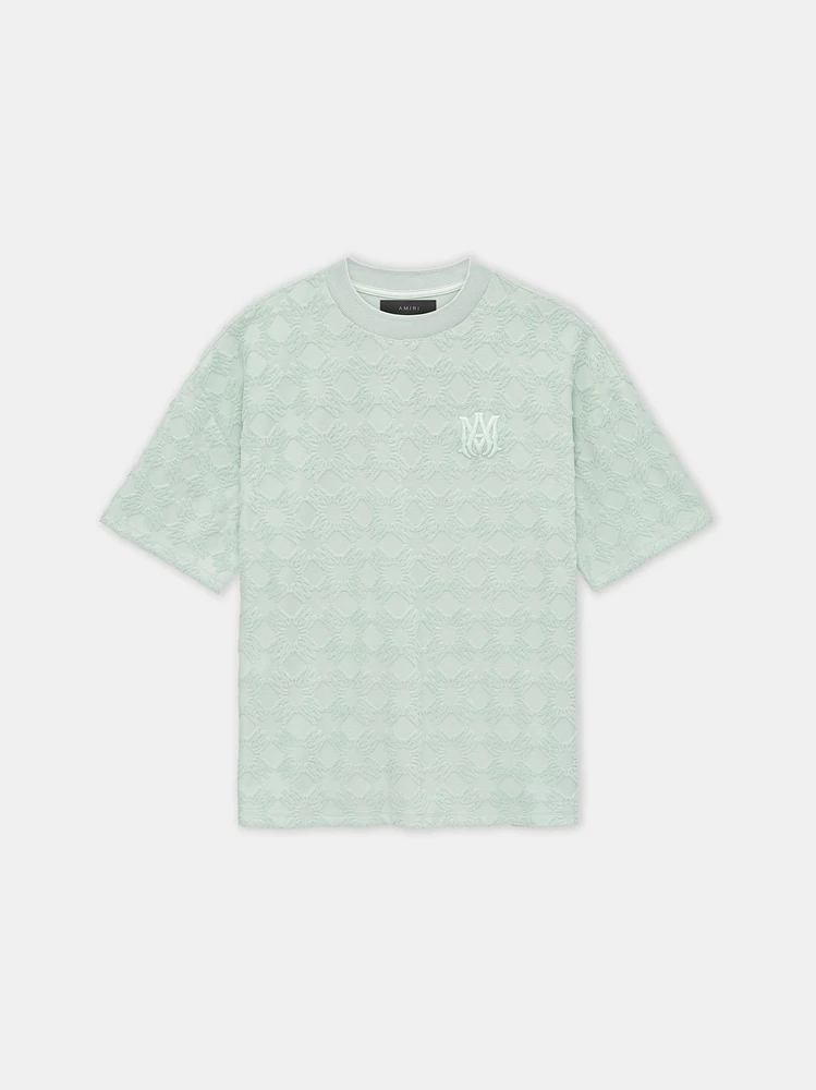 MA QUAD TOWELING OVERSIZED TEE - Pale Mint