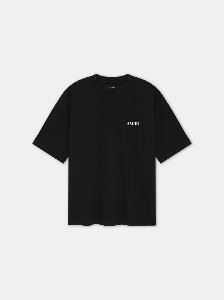 OVERSIZED SKATER TEE - BLACK