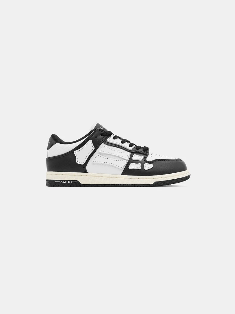 KIDS - KIDS' SKEL-TOP LOW BLACK WHITE
