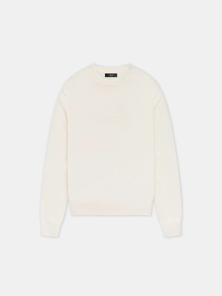 LONG SLEEVE CREW-ALABASTER