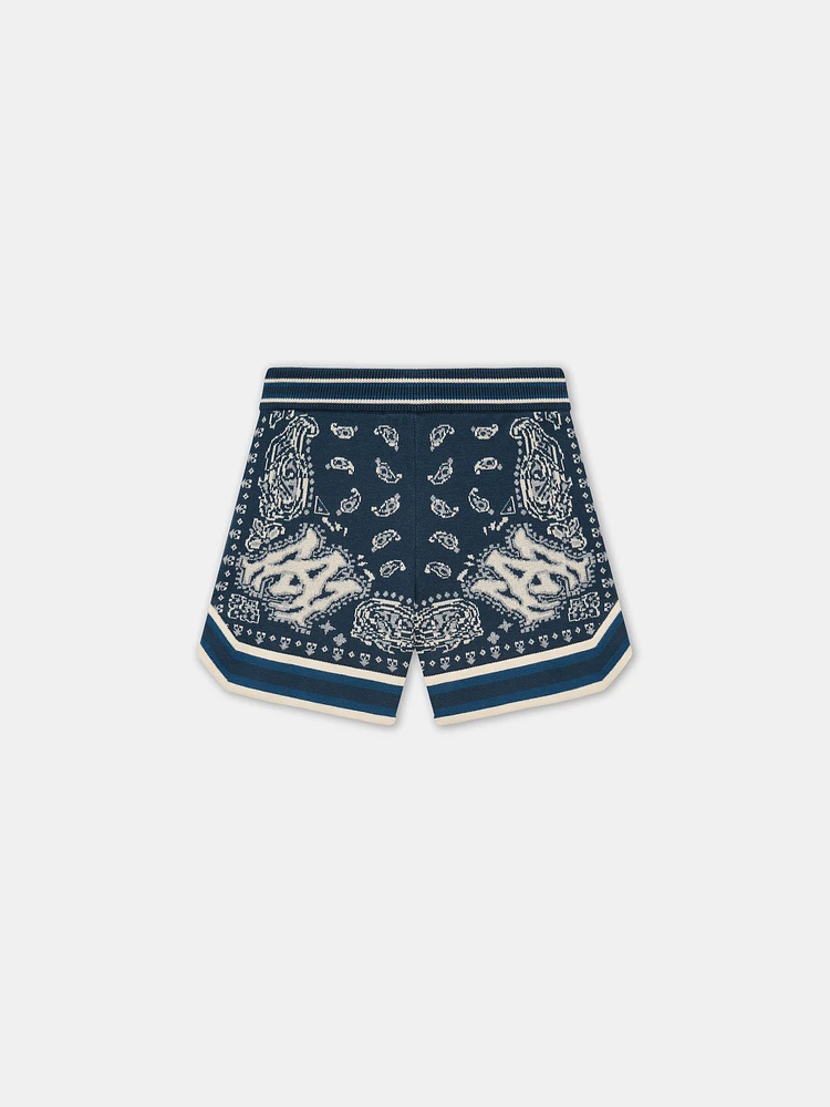 KIDS - KIDS' BANDANA SHORT Midnight Blue