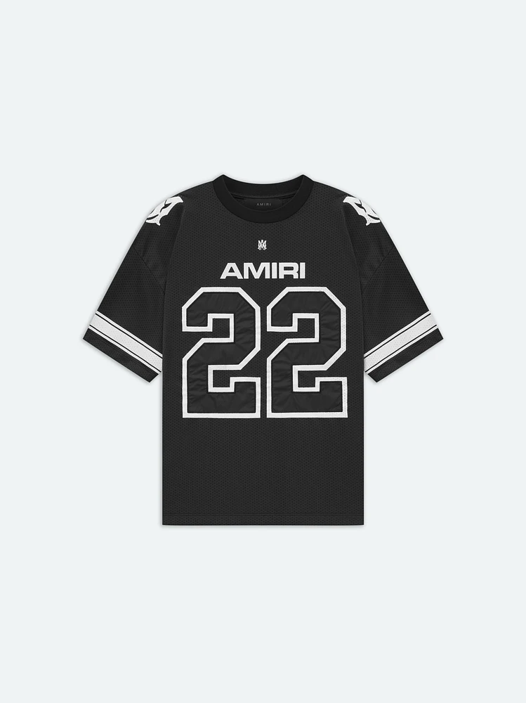 22 MESH TEE - BLACK