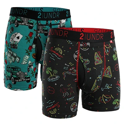 Pack de 2 boxers sélectionnés Swing Shift  Mobsters / Vegas