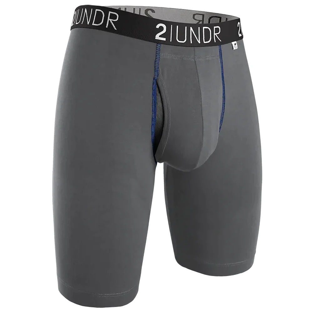 Boxer Long Swing Shift Grey/Blue