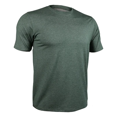 T-Shirt Crew Luxury Heathered Forest Green