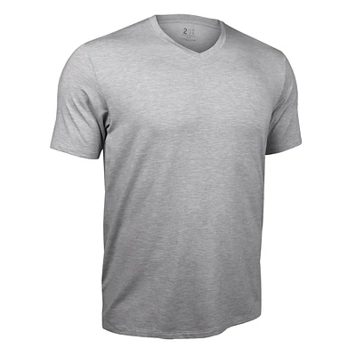 T-shirt col en V Luxury Grey