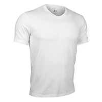 T-shirt col en V Luxury White