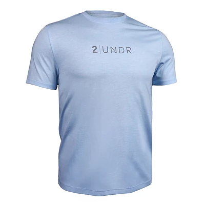 LOGO All Day Heathered Light Blue T-shirt