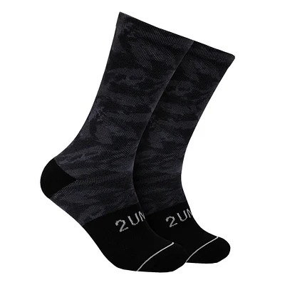 Pair of Flex Printed Black Storm socks