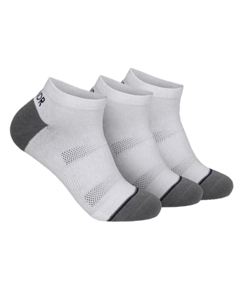 3 chaussettes courtes - White