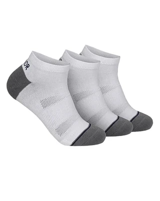 3 short socks - White