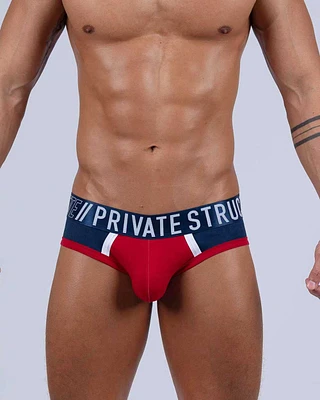 Slip Private Structure mini brief Red Falcon