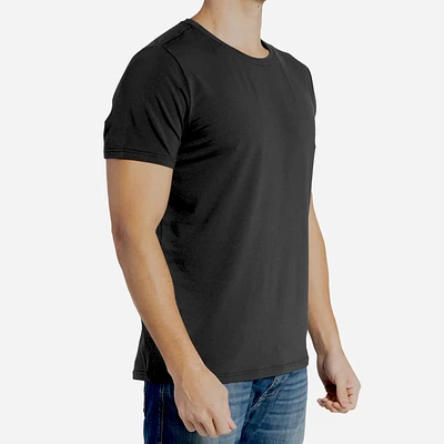 T-shirt col rond BLACK