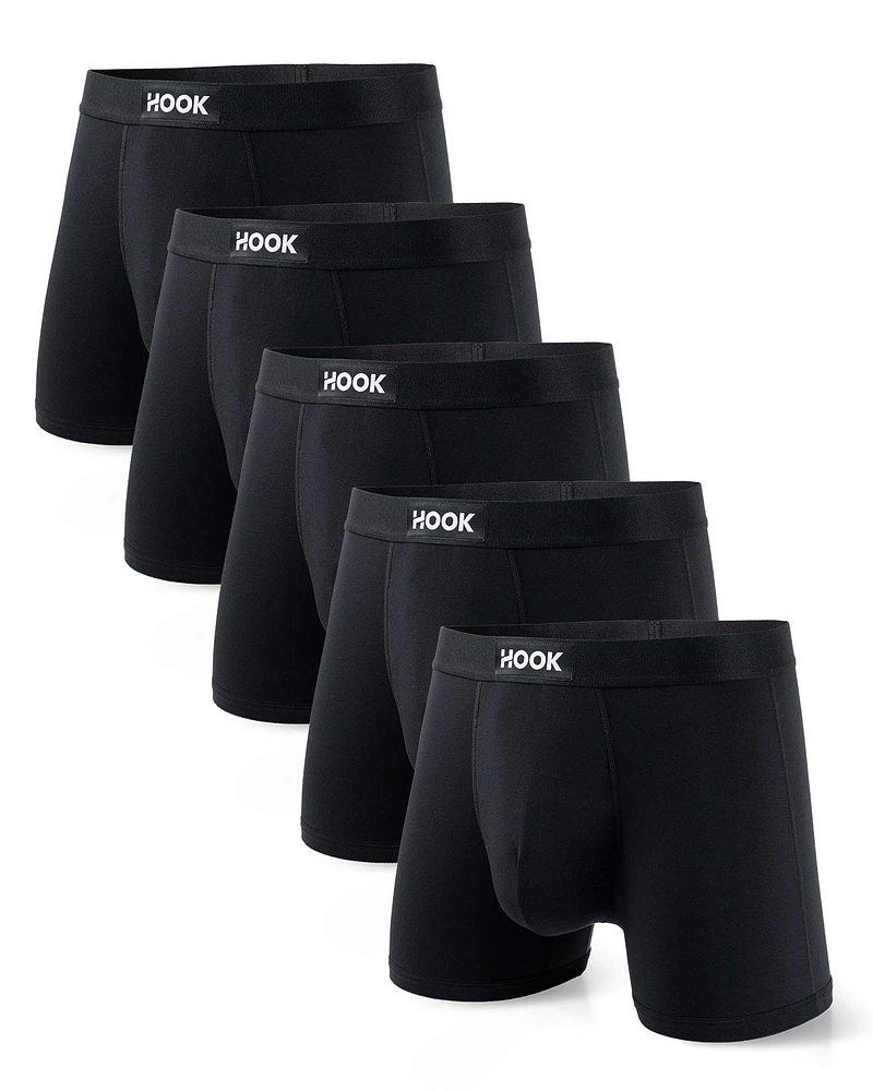 Pack of Hook Max short boxers: Black