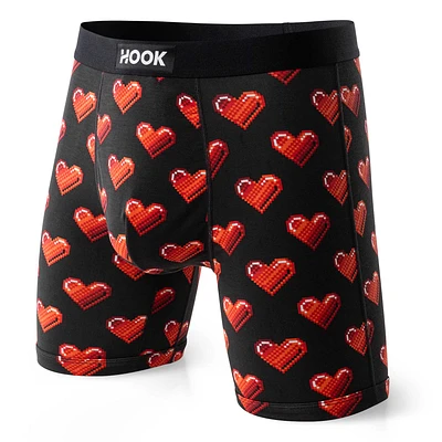 Max Boxer Brief : Pixel Heart