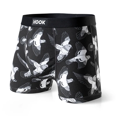 Boxer court Max : Pigeon