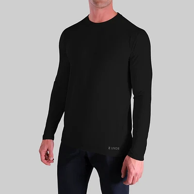 Luxury Black Long Sleeve Sweater