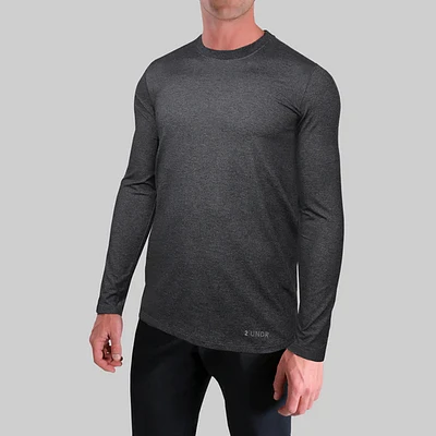 Luxury Charcoal Long Sleeve Sweater