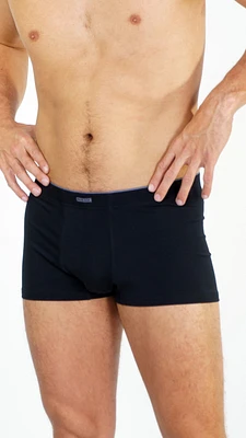 Boxer court Nu Pima coton noir