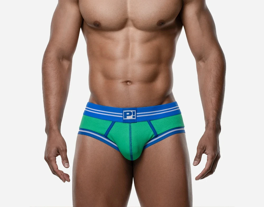 Backless Round2 Green short boxer shorts