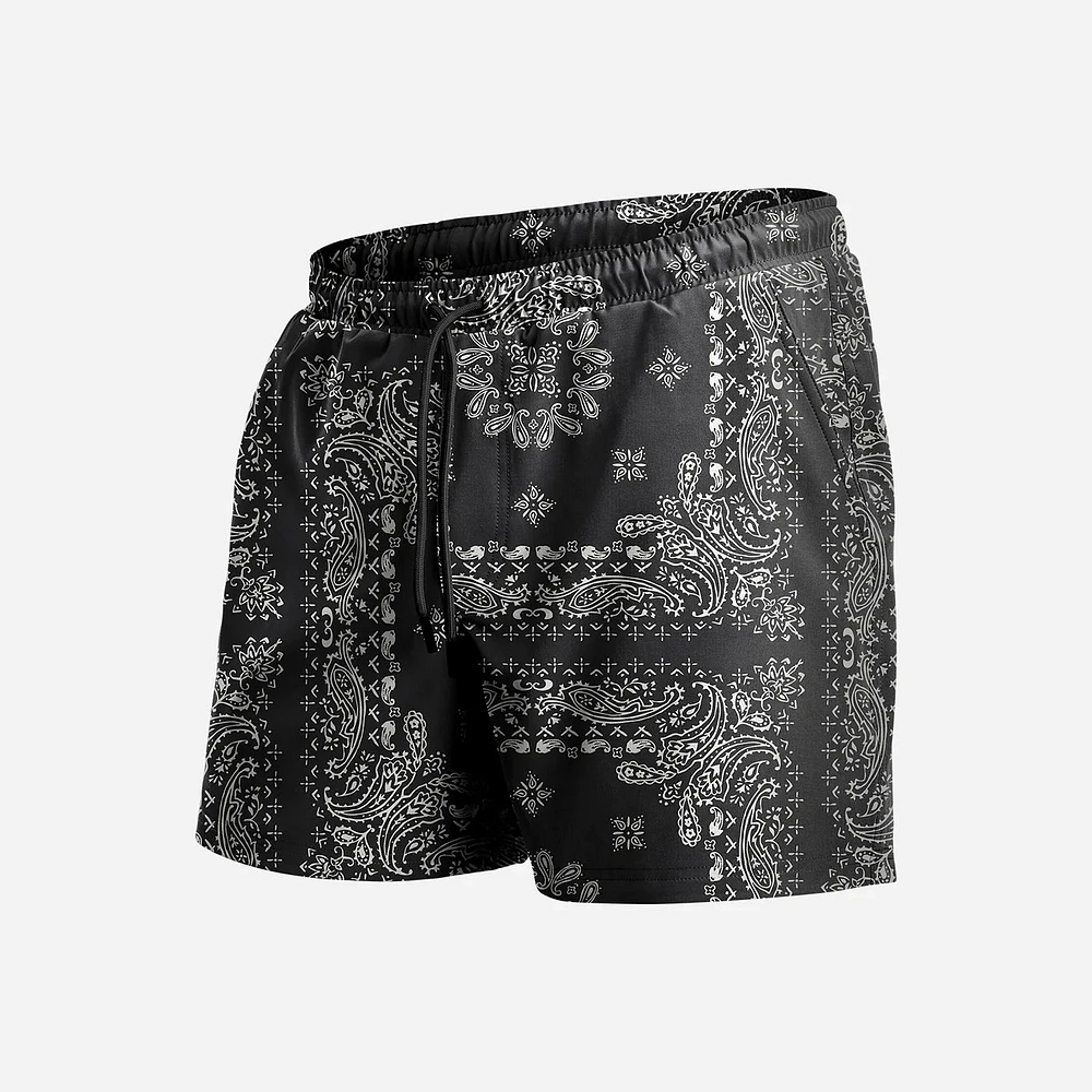 Maillot Agua Volley 2N1 5" BANDANA-BLACK