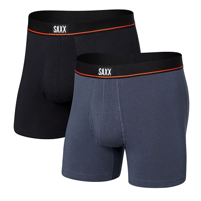 Pack de 2 boxers NON-STOP STRETCH COTTON DEEP NAVY/BLACK