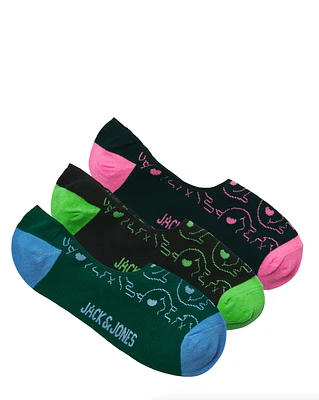 Pack of 3 pairs of Melted Smile invisible socks