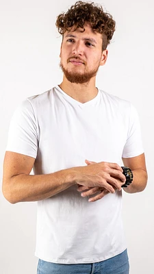 T-shirt Pima coton blanc