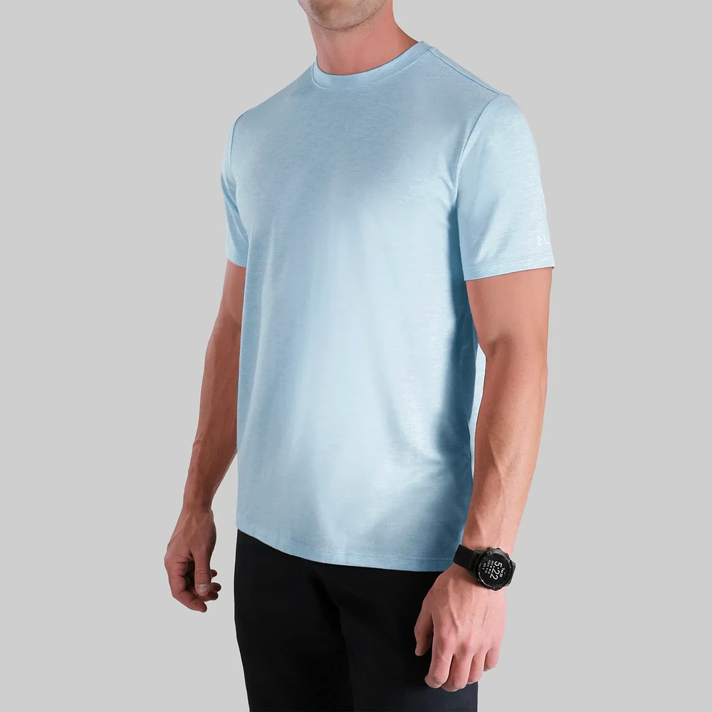 T-Shirt Crew Luxury Heathered Light