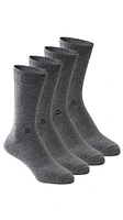 4 pairs of mid-calf stockings: Grey