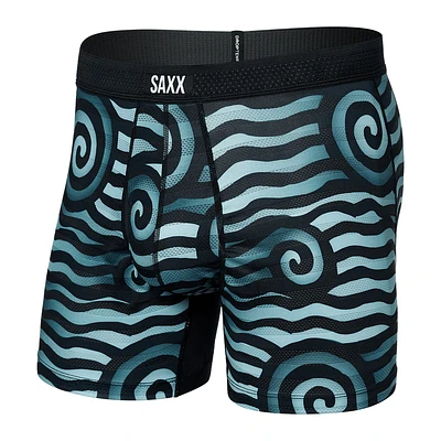 Boxer DROPTEMP™ COOLING MESH Rip Tide Stripe-Navy Blue