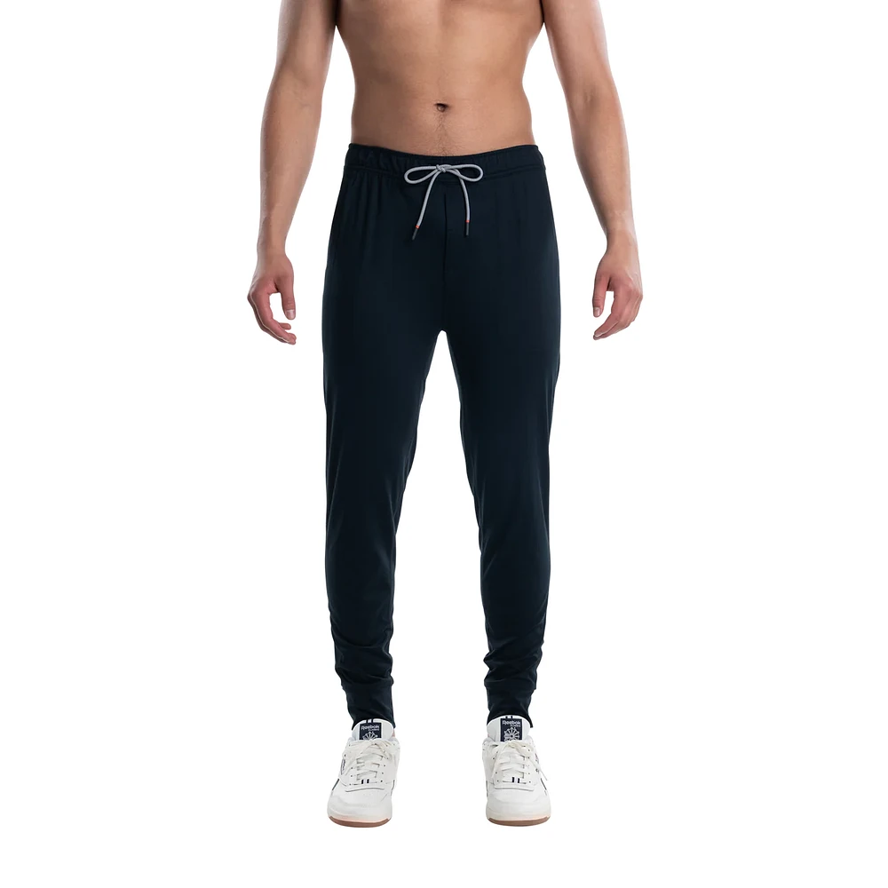Pantalon jogging Peakdaze performant en maille douce Black