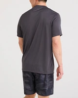 Short Multi-Sport 2N1 7" MARÉE CAMO - BLEU