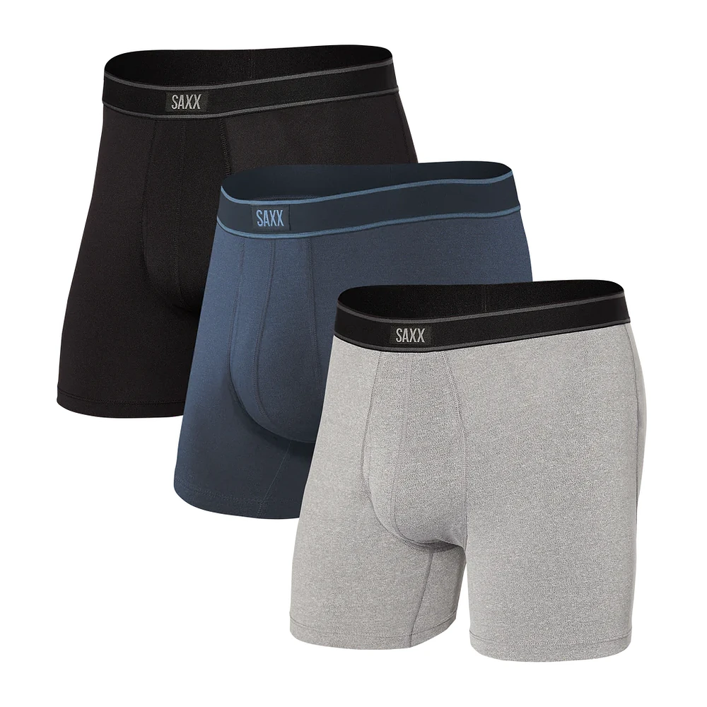 Pack de 3 boxers Daytripper Black Grey Navy