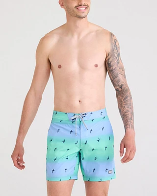 Maillot de bain Betawave 2N1 Boardie 7" OMBRÉ VOILIER-MULTICOLORE