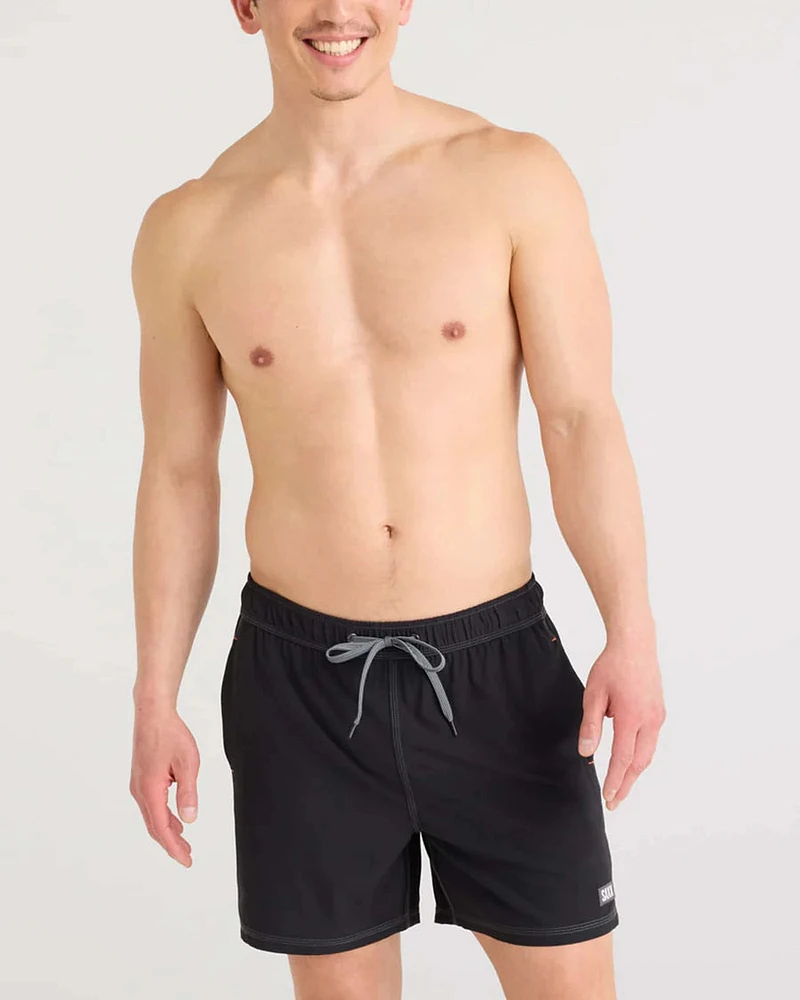Saxx - Oh Buoy 2in1 Volley 5" Swimsuit : Black