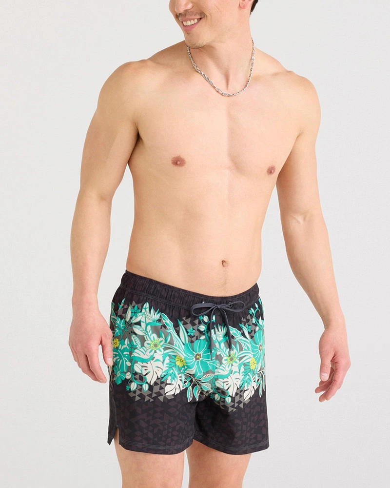 Oh Buoy 2in1 VOLLEY 5" BLACK DIAMOND Swimsuit
