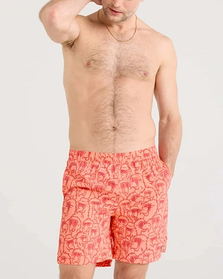 Maillot de bain GO COASTAL VOLLEY 2-EN-1 -- 7'' FÊTE PERROQUET-CORAIL