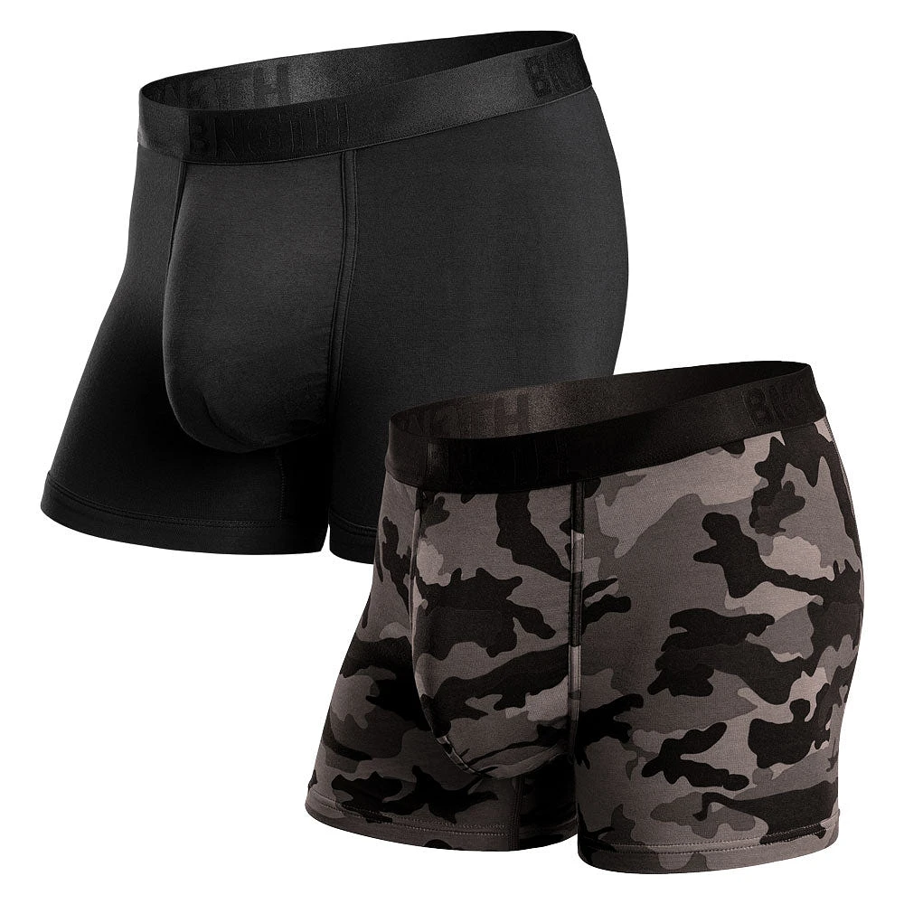 Pack de 2 boxers courts Classic BLACK/CAMO COVERT