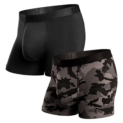 Pack de 2 boxers courts Classic BLACK/CAMO COVERT