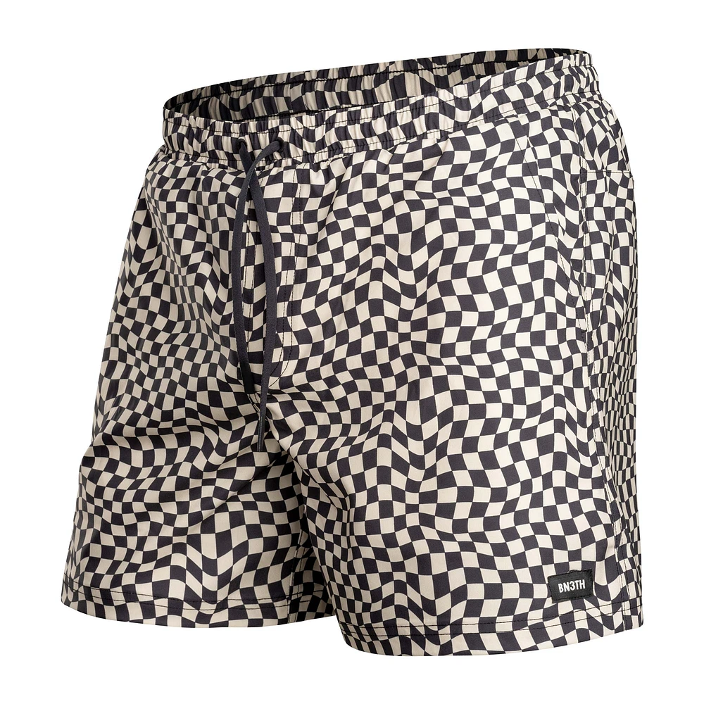 Maillot Agua Volley 2N1 5" WARPED CHECKER-VANILLA
